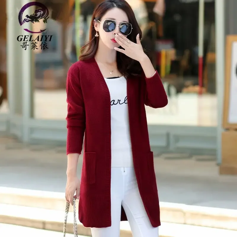 Woman Sweaters Cardigan Autumn Winter Sweater Cardigan Loose Outer Wear Sweater Autumn Coat Sueters De Mujer - Image 2