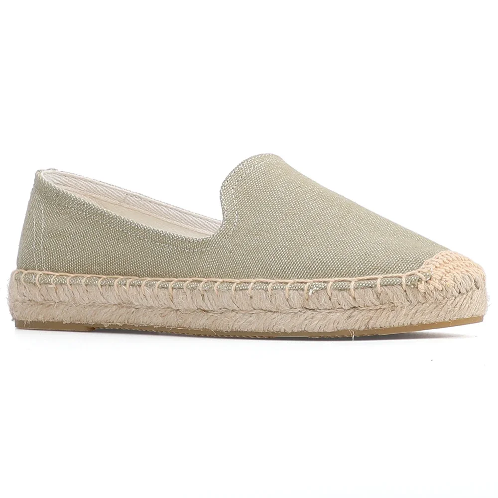Espadrilles for Women Casual Hemp Flat Platform Concise Slip On Flats Comfortable loafers - Image 2