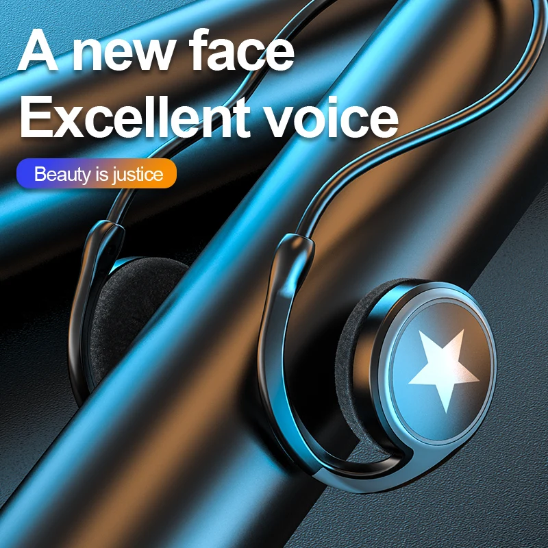 TWS A23 Small Bluetooth Headphones Wrap Around Head Comfortable Wireless Headphones Foldable Bluetooth Headsets with Microphone - Image 5