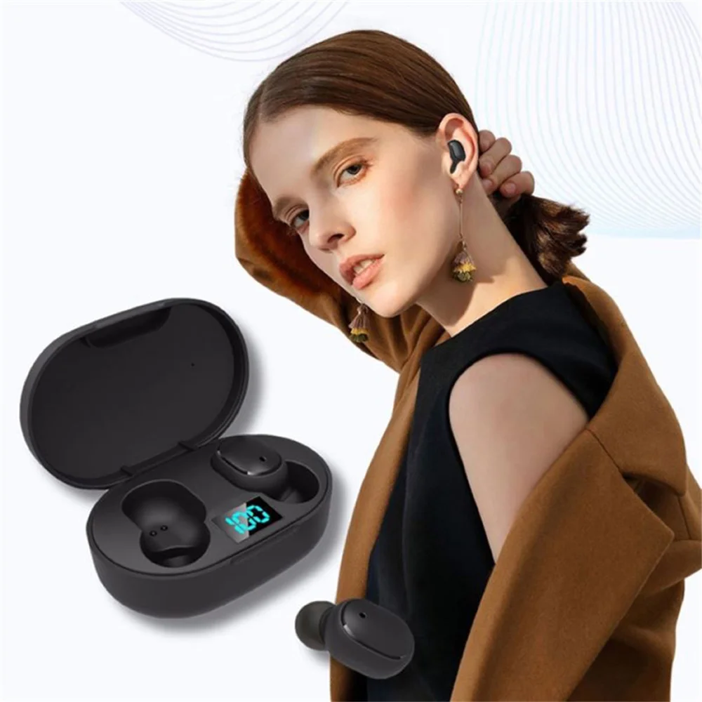 TWS Wireless Bluetooth 5.0 Headphones E6S Noise Cancelling Sport Earphones HiFi Bass Stereo Gaming Headsets For All Smartphones - Image 6