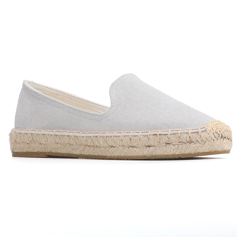 Espadrilles for Women Casual Hemp Flat Platform Concise Slip On Flats Comfortable loafers - Image 4