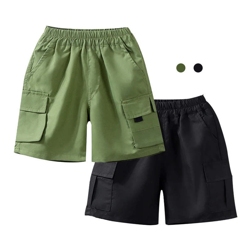 Boys Summer Casual Fashion Cargo Pants Comfortable Breathable Loose Sports Teen Shorts Spring Summer Children Casual Short Pants - Image 3