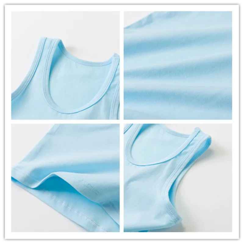 Baby Boys Summer Sleeveless T-shirt Cartoon Hero Vest 2pcs Sets Children Thin Cotton Undershirt Sports Tank Tops 3-12Y - Image 5
