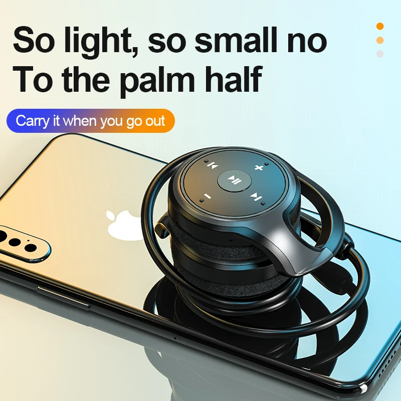 TWS A23 Small Bluetooth Headphones Wrap Around Head Comfortable Wireless Headphones Foldable Bluetooth Headsets with Microphone - Image 2