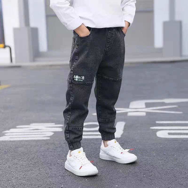 IENENS Kids Boys Jeans Baby Clothes Classic Pants Children Denim Clothing Infant Boy Casual Bowboy Bottoms Trousers 4-11 Years - Image 2
