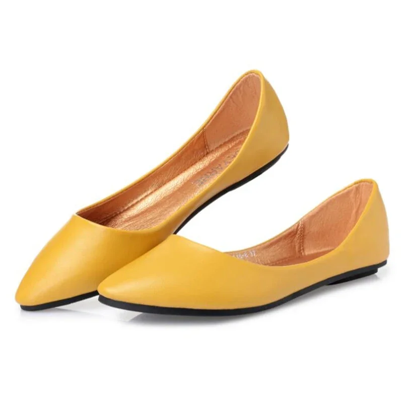 BEYARNE Leather Flat Shoes Woman Hand-sewn LeatherLoafers Cowhide SpringCandy colorCasualShoes Women Flats Women ShoeE531 - Image 5
