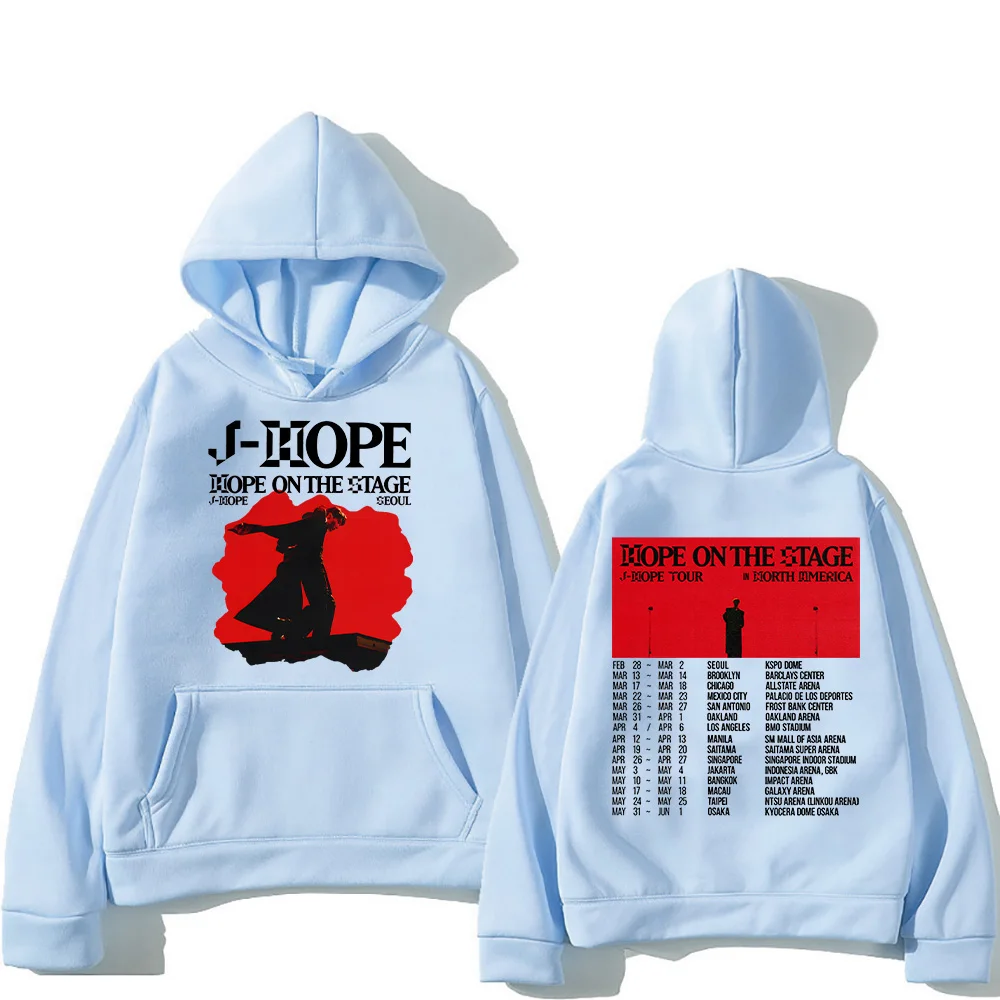 Kpop J-Hope New Hoodies J-Hope Hope on The Stage Tour 2025 Sweatshirts Unisex Casual Clothing Hip Hop Fashion Aesthetic Pullover - Image 6