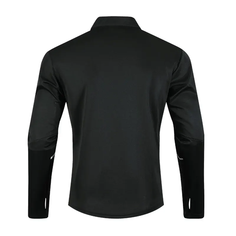 Running Jackets Men Reflective Long Sleeve T-Shirts Sportswear Jogging Outdoor Sport Coat Gym Fitness Autumn Breathable Top Coat - Image 3