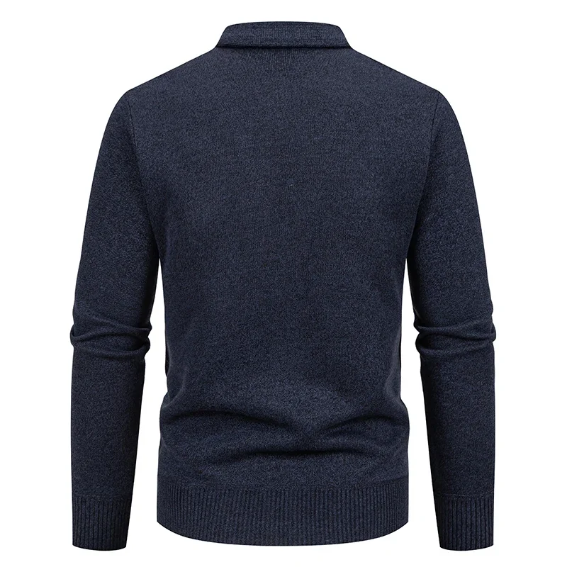 Men Cardigans Knitted Sweaters 2024 Autumn Winter Warm Top Thick Vintage Casual Fashion Button Up Cardigans Jackets Men Clothing - Image 4