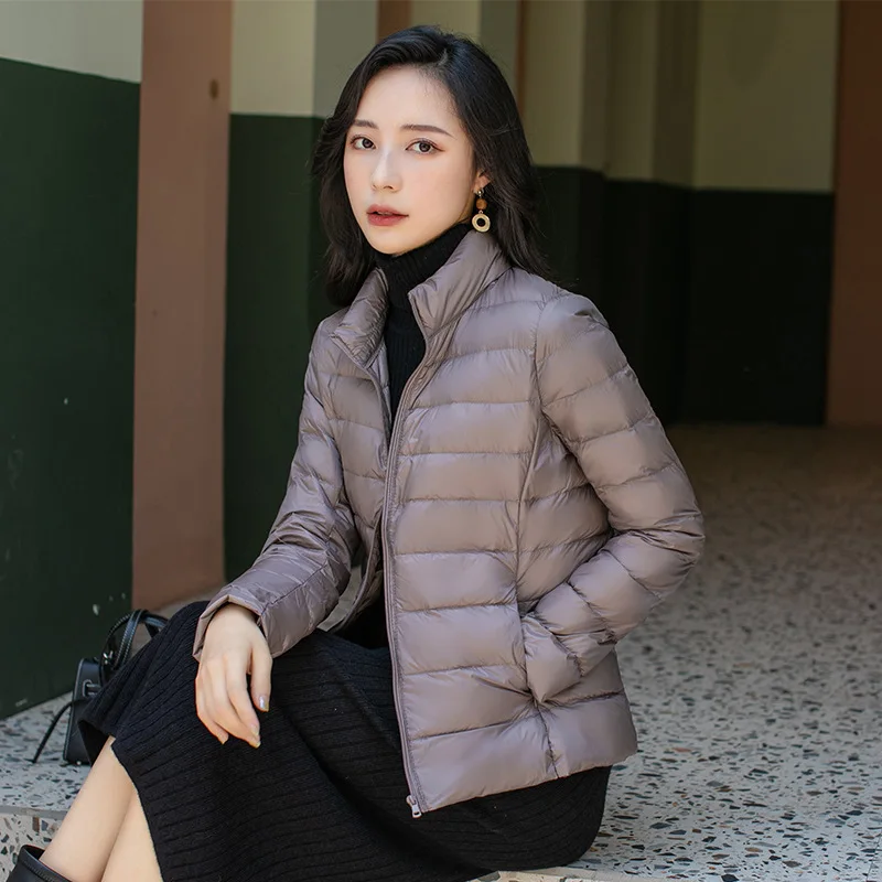 Women Spring Jacket Fashion Short Ultra Lightweight Packable Puffer Coats 15 Colors Female Down Warm Korean Slim Fit Parkas 5XL - Image 6