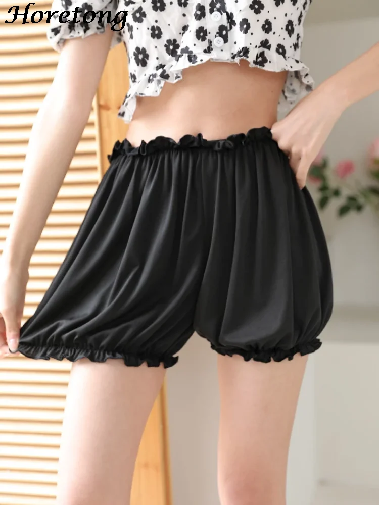 Horetong Safety Shorts Women Solid Casual High Waist Simple Female Bloomers Korean Anti Chafing Under Skirt Sweet Underwear - Image 6