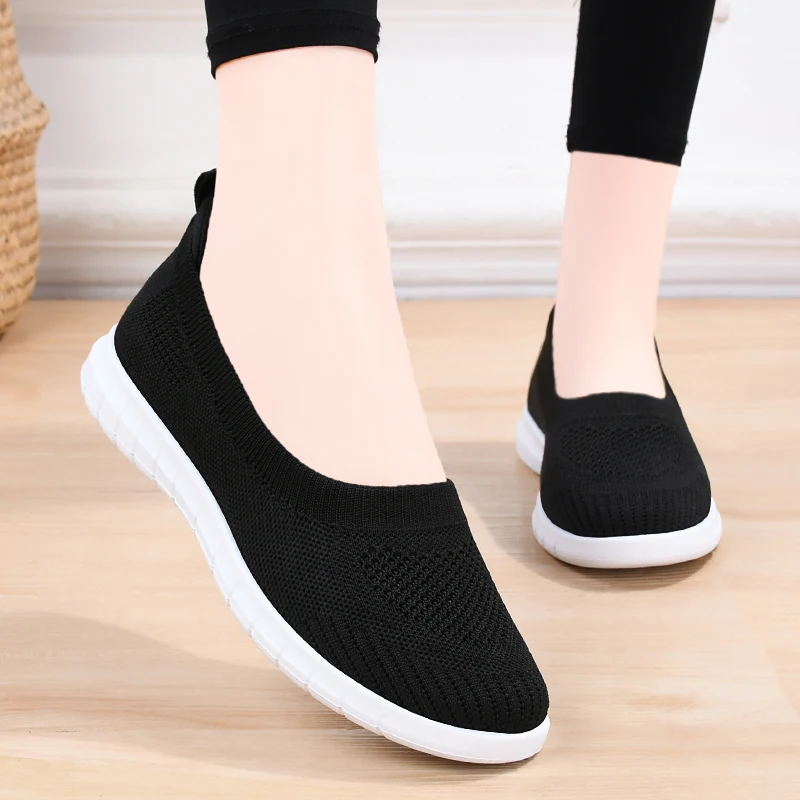 Fshion Women's Summer Footwear Platform Loafers Ladies Ballet Flats Female Sneakers Comfortable And Elegant Women's Shoe - Image 3