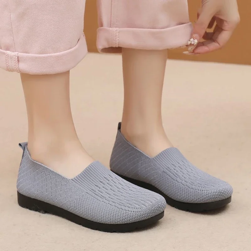 New mesh socks, women's breathable and lightweight flat shoes, women's Loafers, breathable sports shoes women's Zapatillas Mujer - Image 6