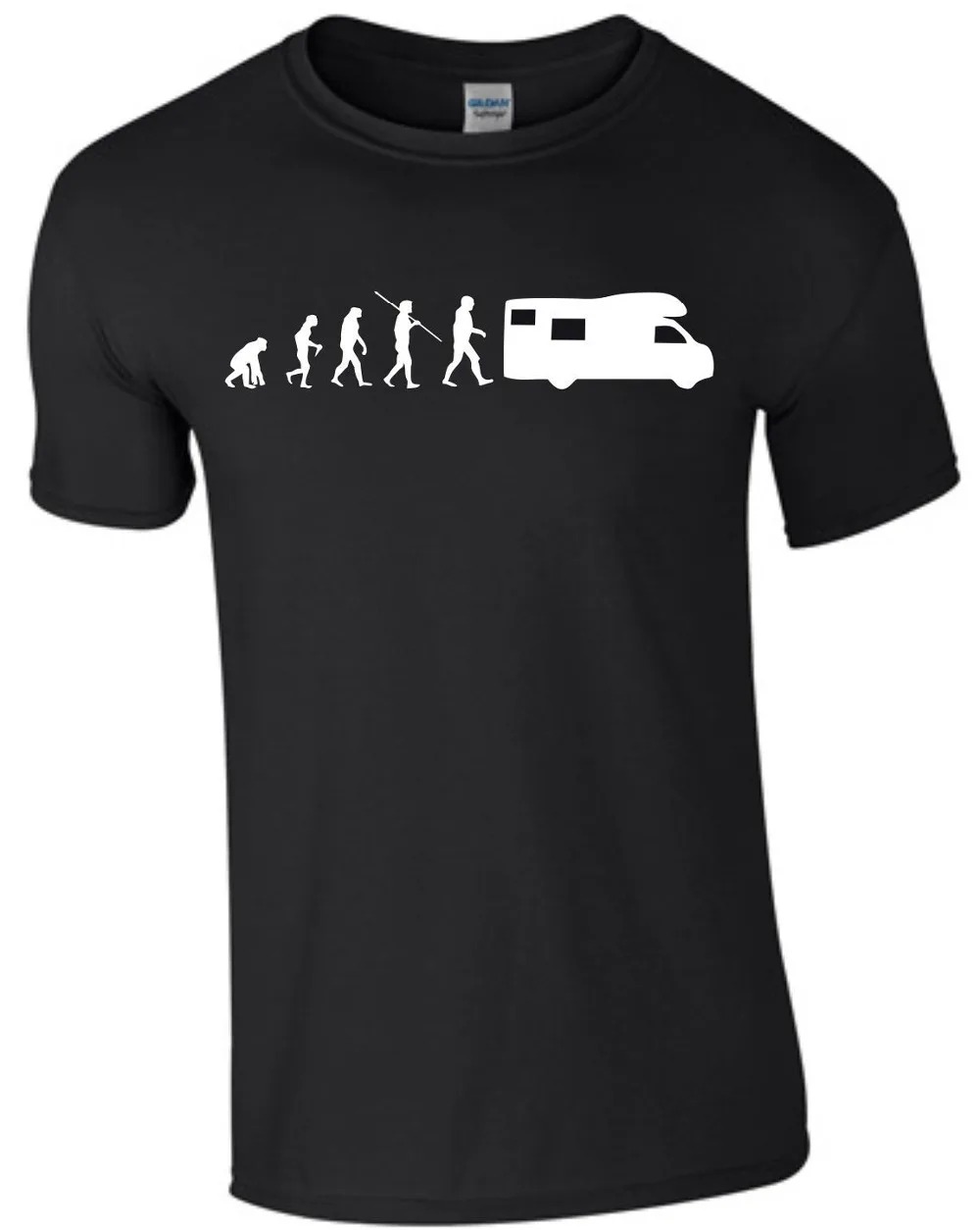 Caravan Camper Evolution T-Shirt – Wohnmobil Holiday Graphic Tee