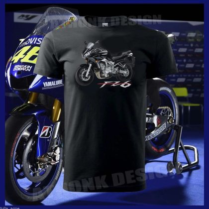 Men’s Vintage Japanese Motorcycle T-Shirt – Fazer FZ6 Biker Tee