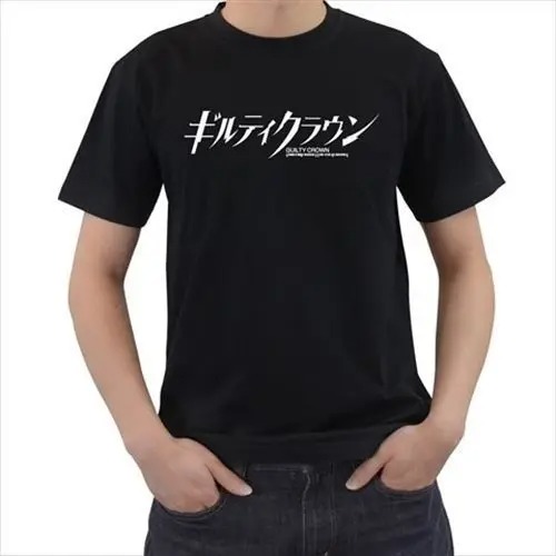 Men’s Fashion Summer Hip Hop Funny T-Shirt | Guilty Crown Anime Logo Casual Cotton Tee for Daily Wear - Image 2