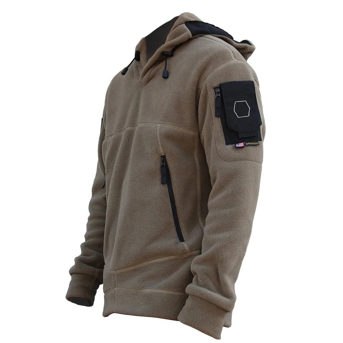 Men Tactical Fleece Jacket – Windproof Outdoor Winter Coat - Image 4