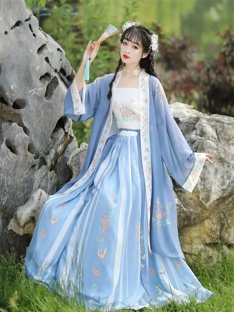 Hanfu Song Dynasty Jacket Dress Elegant Traditional Chinese Costume - Image 2