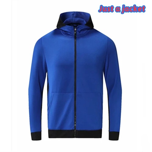 Men & Youth Running Tracksuit Set – Hooded Zip Jacket and Training Pants - Image 6