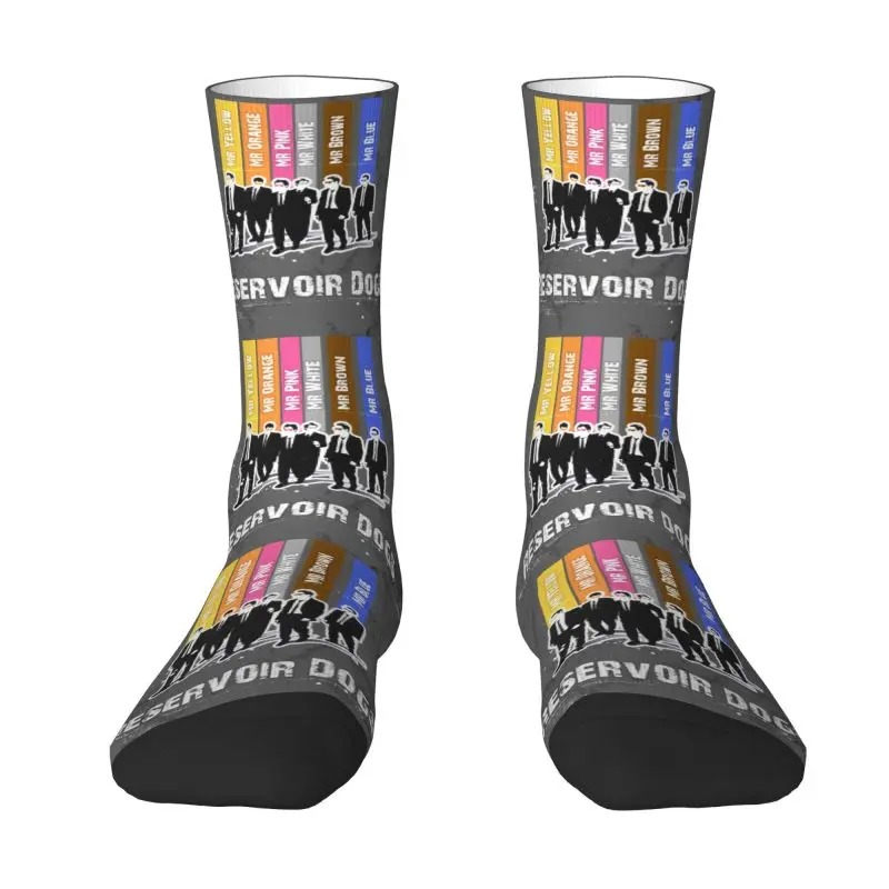 Quentin Tarantino Film Men Women Crew Socks Unisex Kawaii 3D Printing Dress Socks - Image 6