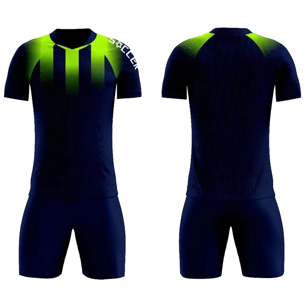 Men & Kids Training Football Jersey Set 23/24 – Custom Sublimation Quick-Dry Team Club Soccer Uniform