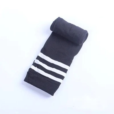Men’s Compression Knee-Length Socks – Reinforced Striped Velvet Terry Stockings - Image 3