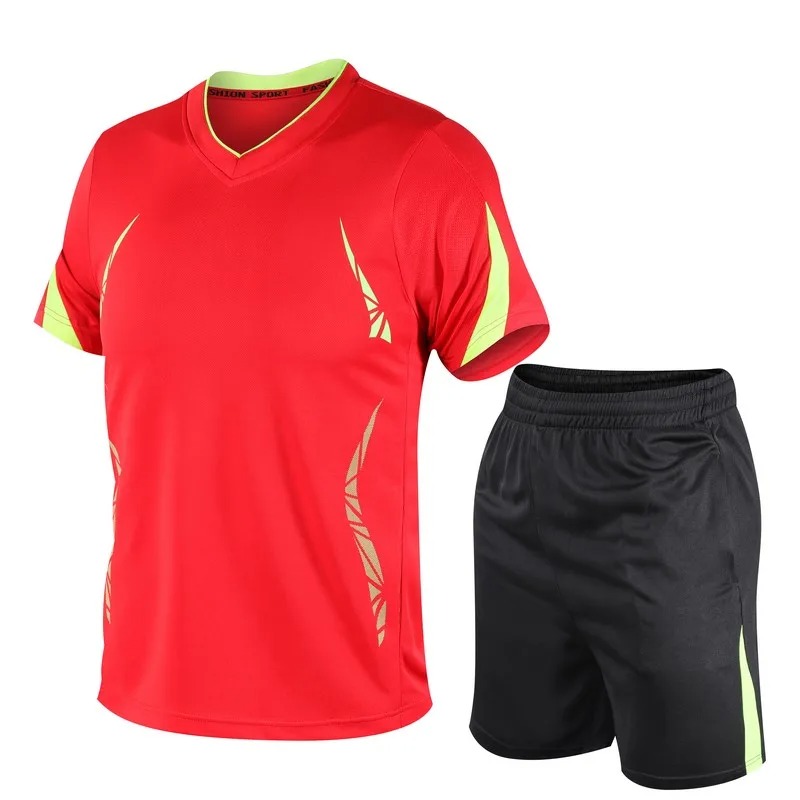 Plus Size Men Tracksuit Set – 2PCS Sweatshirt Shorts Suit