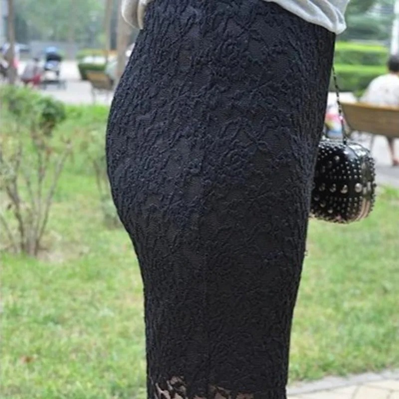 TIYIHAILEY Women’s Knee Length Lace Pencil Skirt Elegant Formal Plus Size 5XL Summer 2026 - Image 4