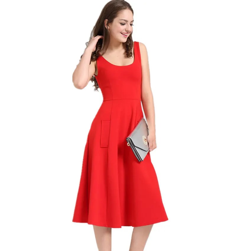 TESSCARA Vintage Lace Cocktail Dress for Women | Elegant Summer A-Line Party Dress - Image 3