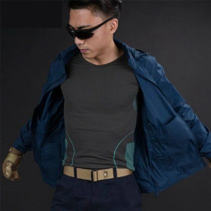 Men’s Lightweight Anti-UV Sun Protection Jacket – Quick Dry Waterproof Windbreaker Hoodie