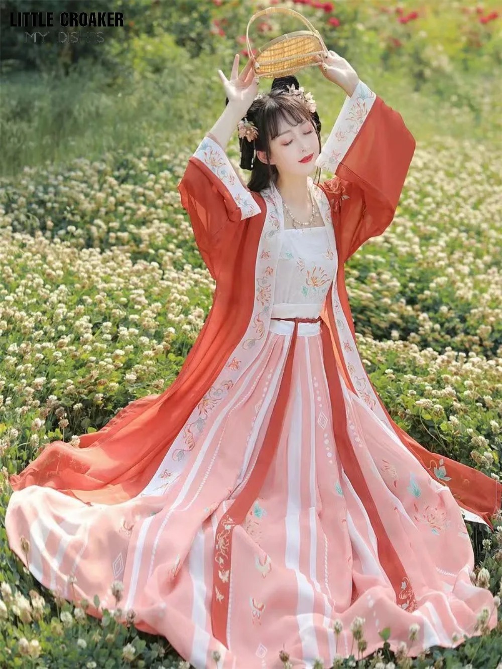 Hanfu Song Jacket Women Elegant Princess Dress Traditional Chinese Costume Ancient Performance Clothing - Image 3