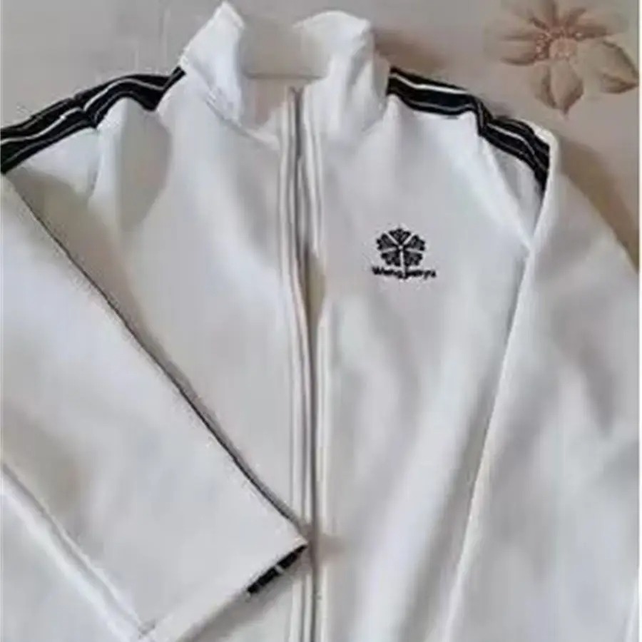 Korean Style Women Jogging Tracksuit Two Piece Wide Leg Set - Image 4