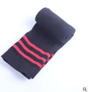 Men’s Compression Knee-Length Socks – Reinforced Striped Velvet Terry Stockings