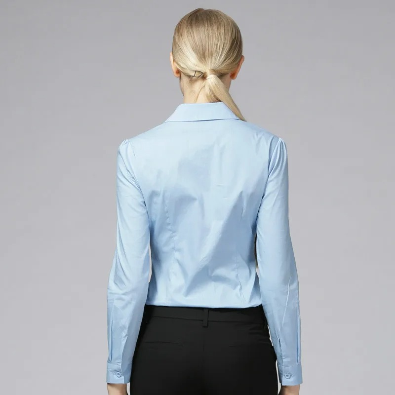 Ruoru Elegant Women Bodysuit Long Sleeve Office Wear Bodycon Top - Image 4