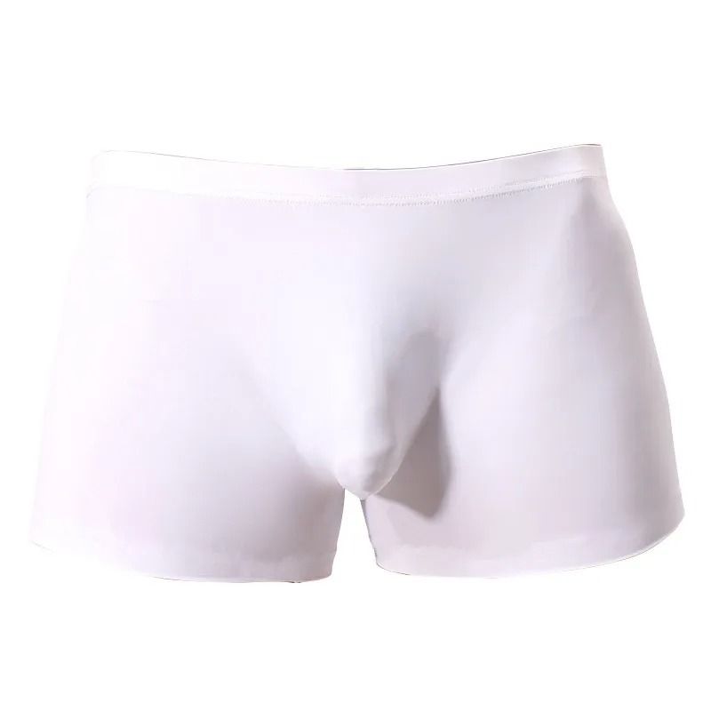 Men’s Seamless Silk Boxer Briefs – High Elastic U-Pouch Slim Fit Underwear - Image 6
