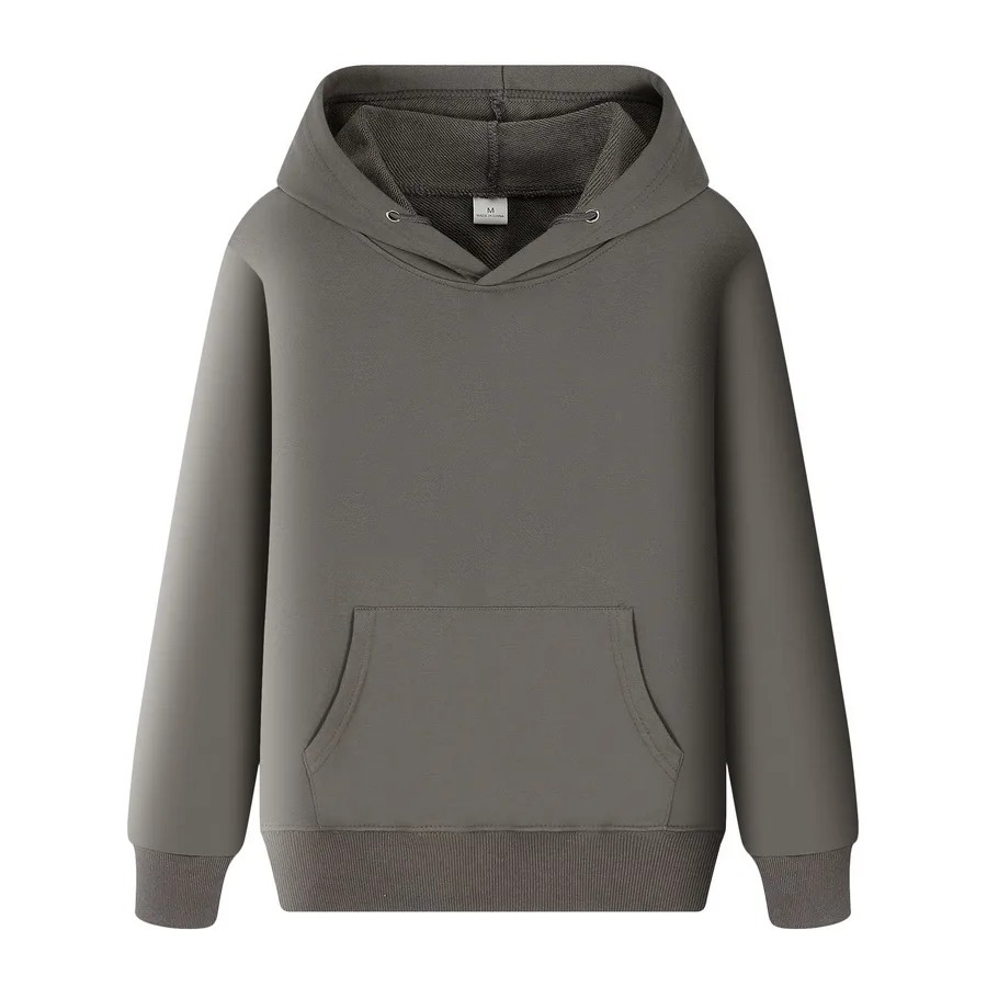 Autumn Winter Oversized Cotton Hoodie Men Unisex Super Soft Blank Streetwear Pocket Hooded Sweatshirt - Image 2