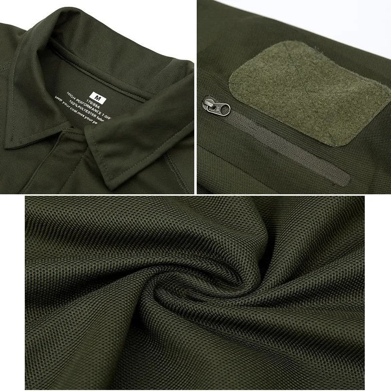 Men’s Tactical Military Camouflage T-Shirt – Quick-Dry Outdoor Army Tee - Image 2