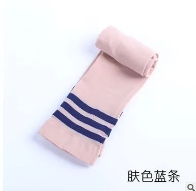 Men’s Compression Knee-Length Socks – Reinforced Striped Velvet Terry Stockings - Image 2