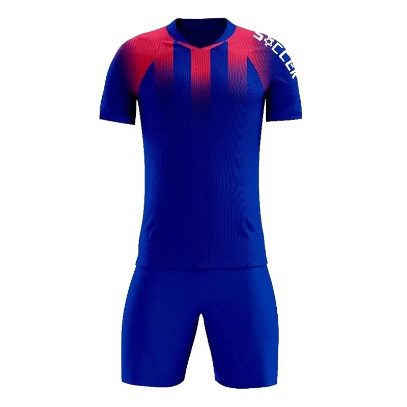 Men & Kids Training Football Jersey Set 23/24 – Custom Sublimation Quick-Dry Team Club Soccer Uniform - Image 3