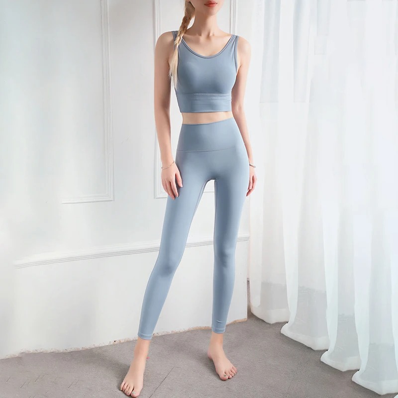 SOISOU Women’s 2-Piece Sports Suit – High-Waist Elastic Tracksuit - Image 6