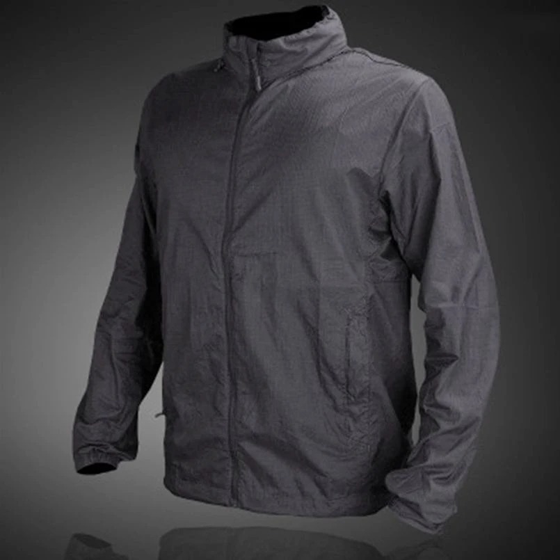 Men’s Lightweight Anti-UV Sun Protection Jacket – Quick Dry Waterproof Windbreaker Hoodie - Image 2